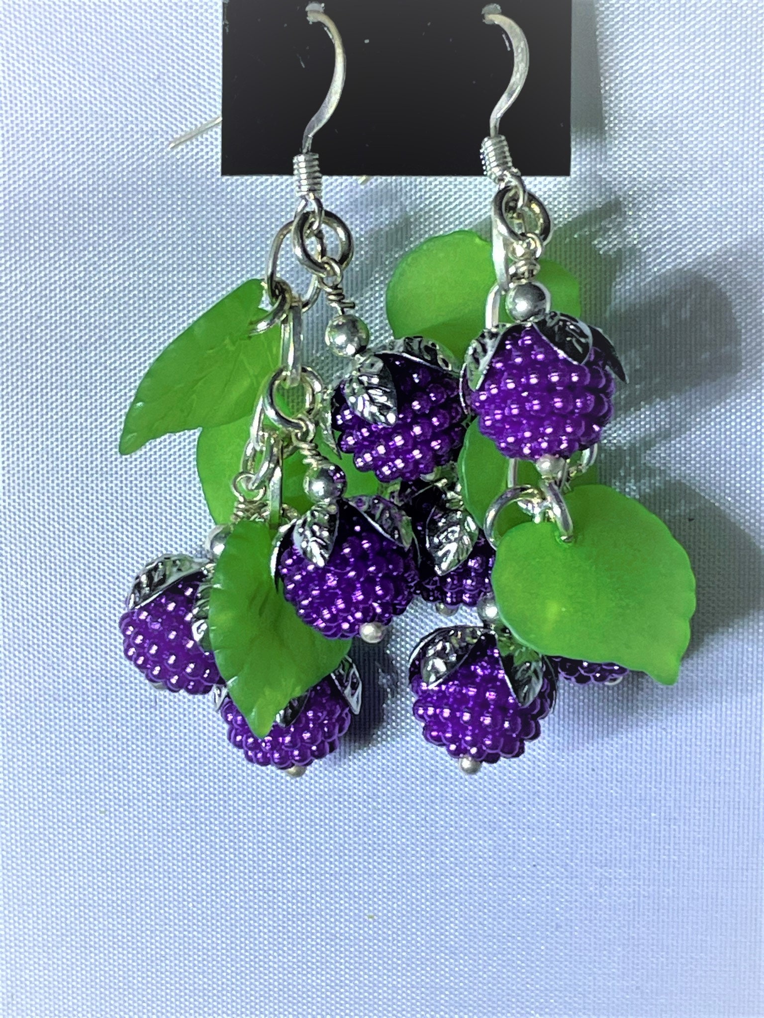 Berry Dangle Earring 8 color choices made of Lucite Berries | Etsy