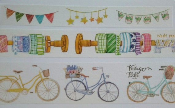 Sample Card Washi Bicycle - Etsy