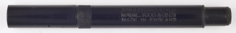 20 stylographic fountain pen Mabie Todd Cygnet No