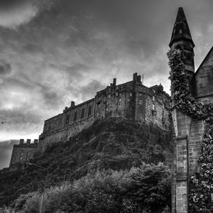 Edinburgh Castle Fotografie, herunterladbare Datei, Schottland Digitaldruck, Landschaftsfotografie, Edinburgh, Schottland Druck