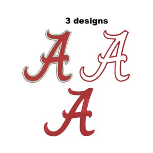Diseño de bordado de Alabama: 3 diseños Descarga instantánea