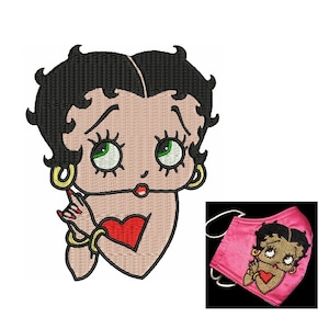 Betty Boop Embroidery Designs - Etsy