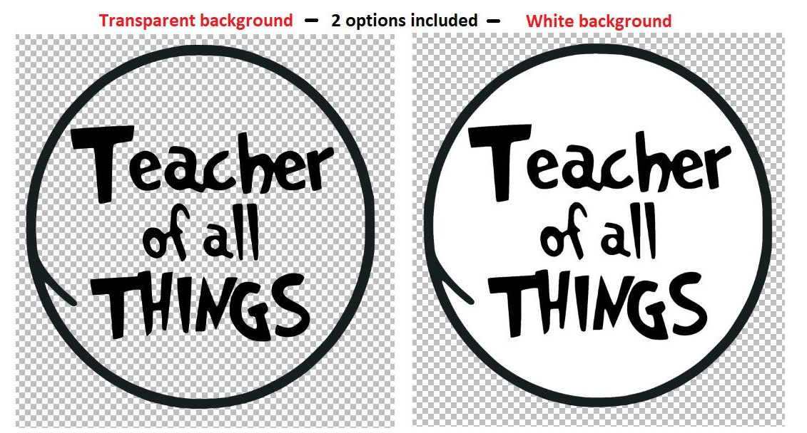 Teacher of All Things SVG Cricut Files, SVG Files for Cameo Teacher SVG ...