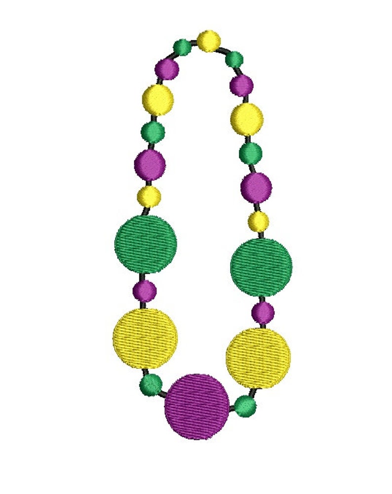 Mardi gras embroidery design 3 designs instant download  etsy
