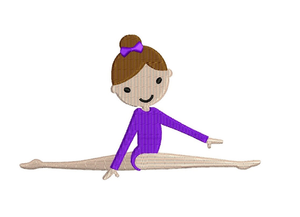 Gymnastics Embroidery Design 8 Designs Instant Download Etsy