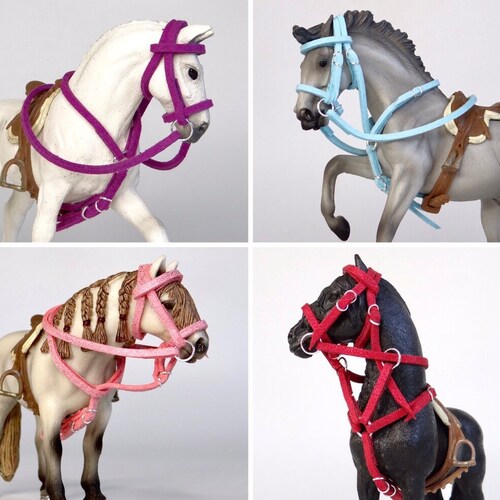 Schleich Collecta Papo 124 Scale Model Horse Tack Etsy