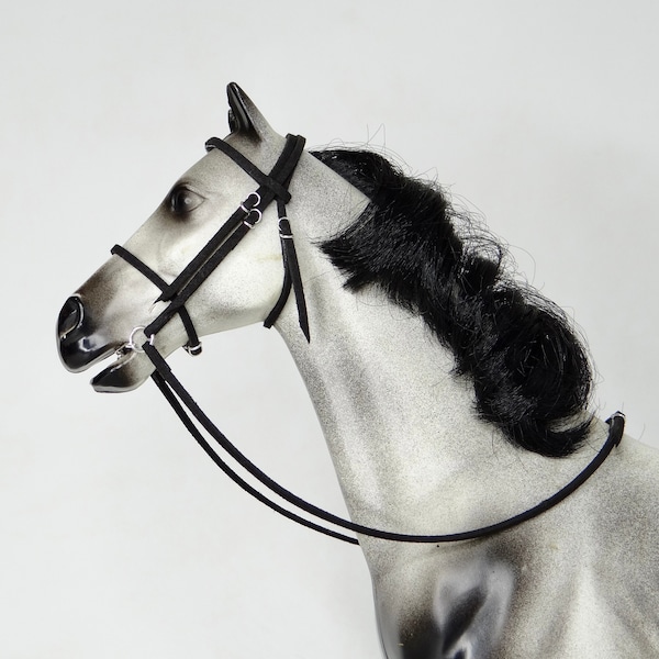Handmade Sindy Horse 1:6 Scale Bridle with Bit Model Horse Tack *Choose Colours*