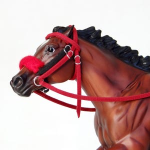 Handmade *Choose Colours* Breyer Traditional 1:9 Scale Realistic Racing Bridle Model Horse Tack