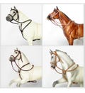 Breyer Traditional 1:9 Scale Model Horse Tack Martingale/Breastplate + Bridle Handmade *Choose Colour*