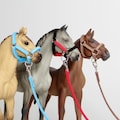 Schleich CollectA Papo 1:24 Scale Model Horse Tack Halter and Lead Rope Headcollar Handmade *Choose Colours*