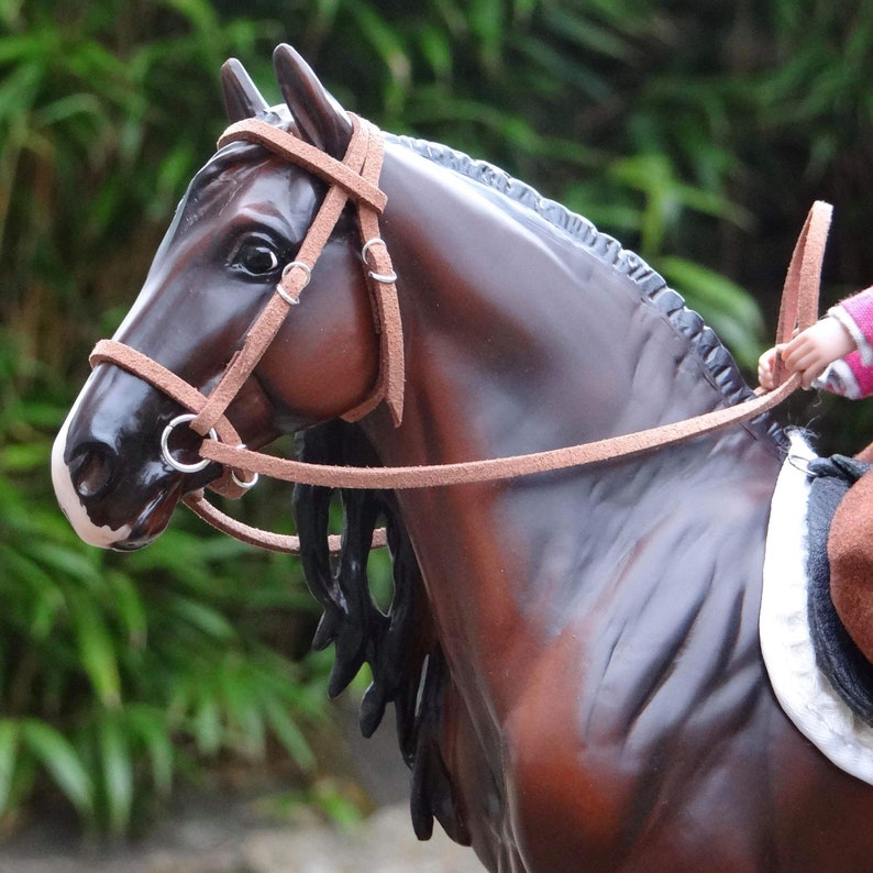 Handmade Breyer Traditional 19 Scale Model Horse Bridle Tack Etsy