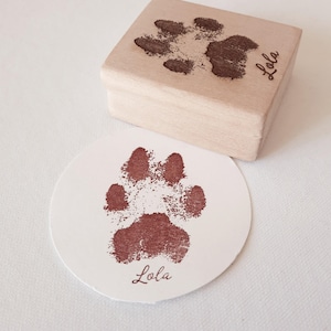 Huisdieren afdrukken aangepaste stempel Echte hondenpootafdrukstempel Hond moeder cadeau huisdierliefhebbers cadeau-idee hond vader personaliseren stempel hond handtekening stempel