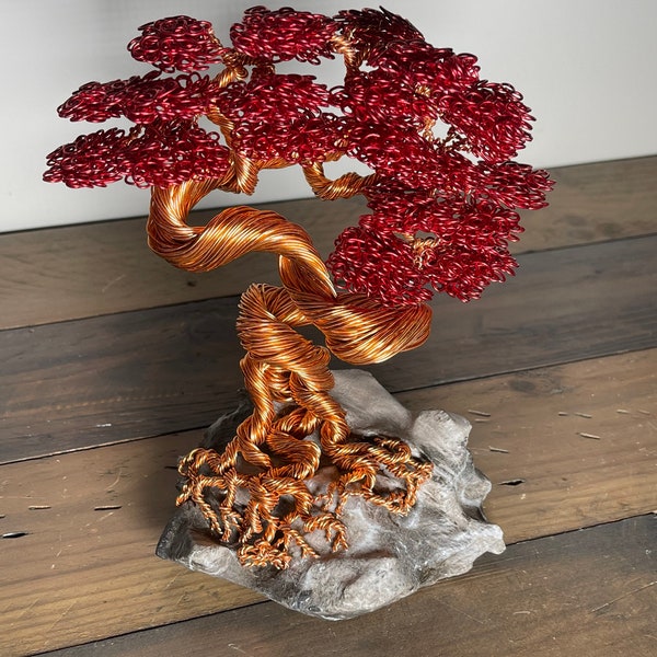 Wire Tree Sculpture - Wire Bonsai Tree - Metal Bonsai - Tree of Life
