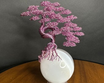 Wire Tree Sculpture - Wire Bonsai Tree - Handmade Wire Tree - Metal Bonsai