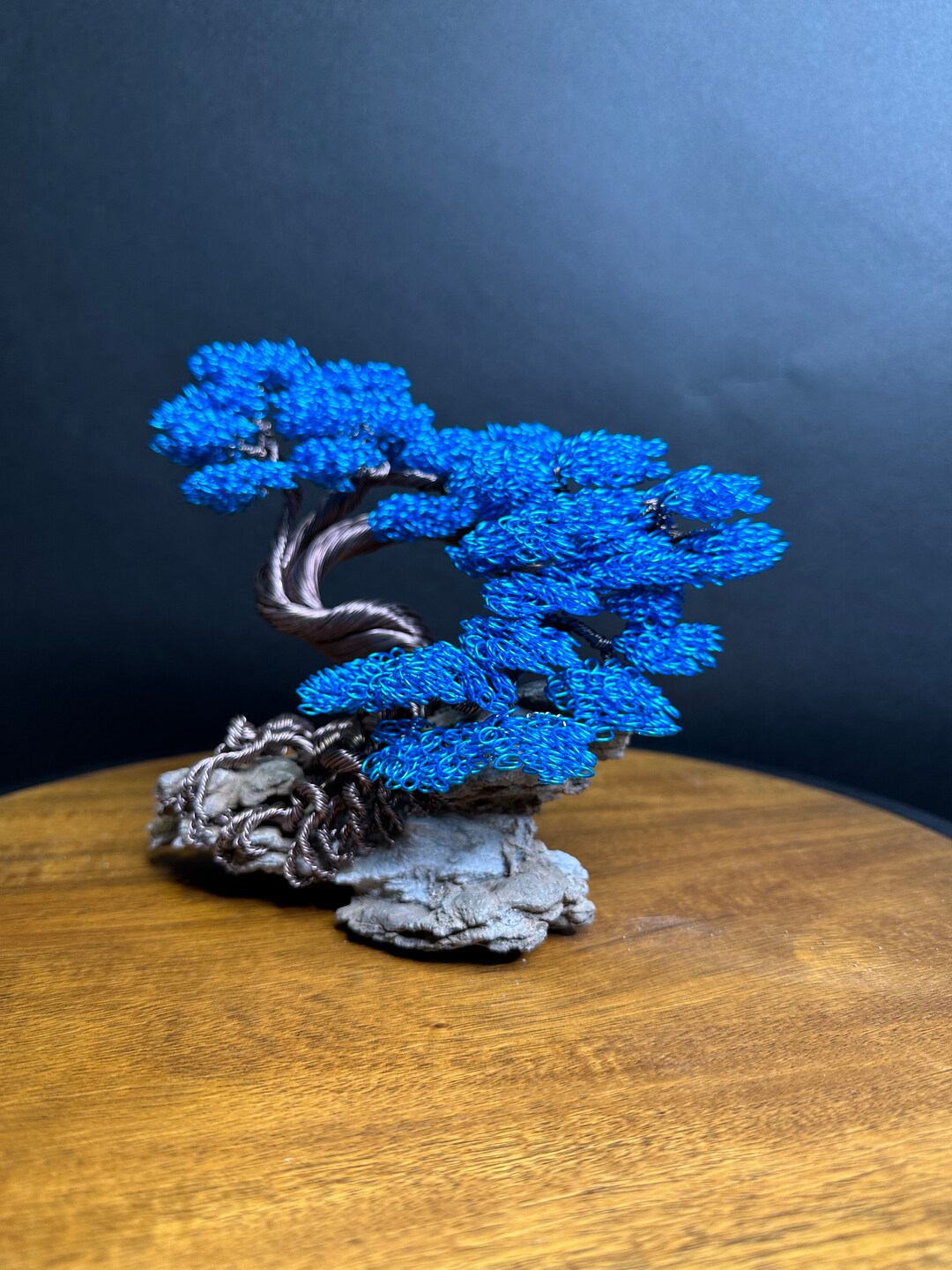 Wire Tree Sculpture Wire Bonsai Tree Handmade Wire Tree Etsy