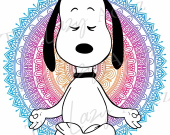 snoopy yoga