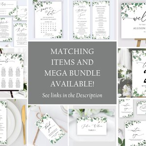 Greenery Save The Date Template, Calendar Save The Date Card, Printable Save The Date, Editable with Templett image 3