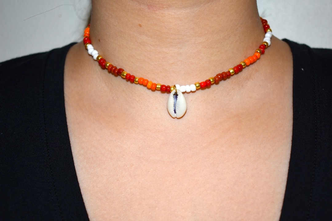 Collar Surfer / Cowrie Shell Collar / Cowrie Shell Gargantilla ...
