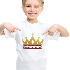 Princess Crown Girl Personalised Name With Frame SVG, SVG Files for Cricut Silhouette Files, Easy Cut, Instant Download