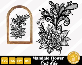 Download Floral Lace Svg Etsy