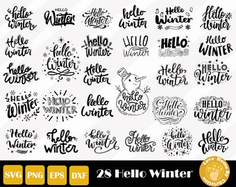 Download Hello Winter Svg Etsy