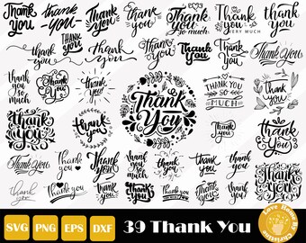 Download Thank You Svg Etsy