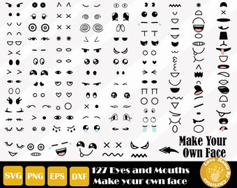 Download Cartoon Face Svg Etsy