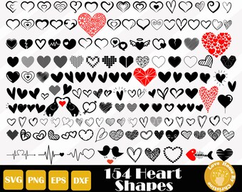 Hearts Svg Etsy