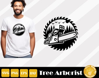 Tree Arborist Svg, Arborist Png, Arborist Clipart, Tree Climber Svg, Chainsaw Worker Svg, Arborist Shirt, Tree Service Svg, Chainsaw Clipart