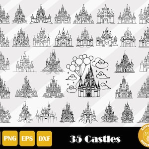 Schloss Silhouette, Magisches Schloss Png, Dxf Schloss, Micky Schloss geschnitten Datei, Freunde Reise Svg, Disney Schloss Svg, Familienurlaub Svg, Micky Schloss