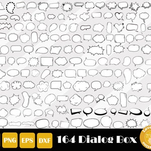 164 Dialog Box Svg, Dialog Box Png, Speech Bubble Svg, Expression Box, Communicate Box, Text Box Cutting, Instant Download