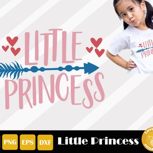 Little Princess Svg, Princess Shirt Svg, Princess Svg, Princess Clipart, Birthday Princess, Little Girl Svg, Instant Download