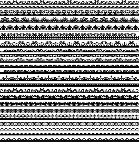 トップス relaxing border pattern cutsew 20 Seamless Border | Temple Border | Paper Cutting Border