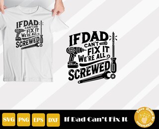 Biglietto Di Compleanno Divertente Per Papà – 'If Dad Can't Fix It, It's F*cked' – A5, Interno Bianco, Con Busta