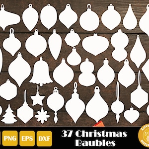 Ornament Outline, Ornament Shape DXF, Christmas Laser File, Ornaments Bundle, Christmas Decor Svg, Christmas Bauble, Christmas Balls