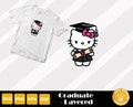 Girl Graduation Svg, Girl Grad Shirt Svg, Kitty Clipart, Kawaii Kitty Svg, Preschool Svg, Graduation Cap Svg, Cute Animal, Instant Download product logo