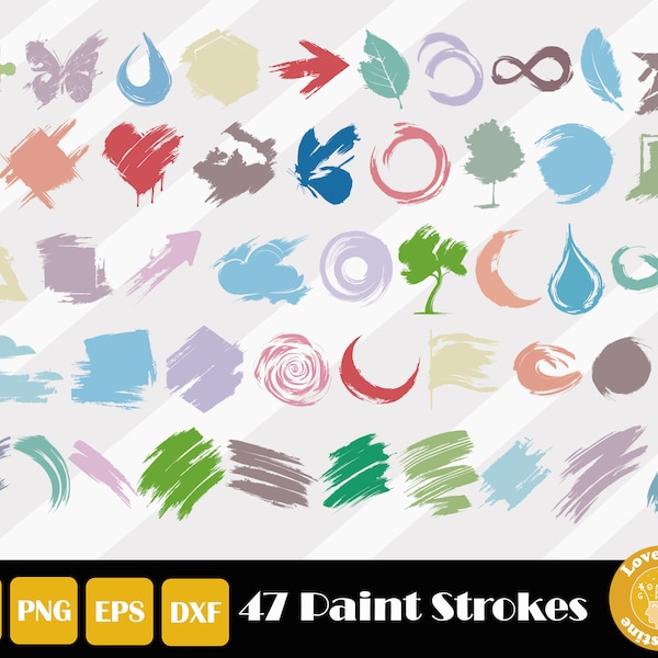 Brush Stroke Svg, Paint Stroke Svg, Paint Brush Svg, Paint Splatter Svg, Brush Stroke Clipart, Paint Brushes Svg, Paint Background