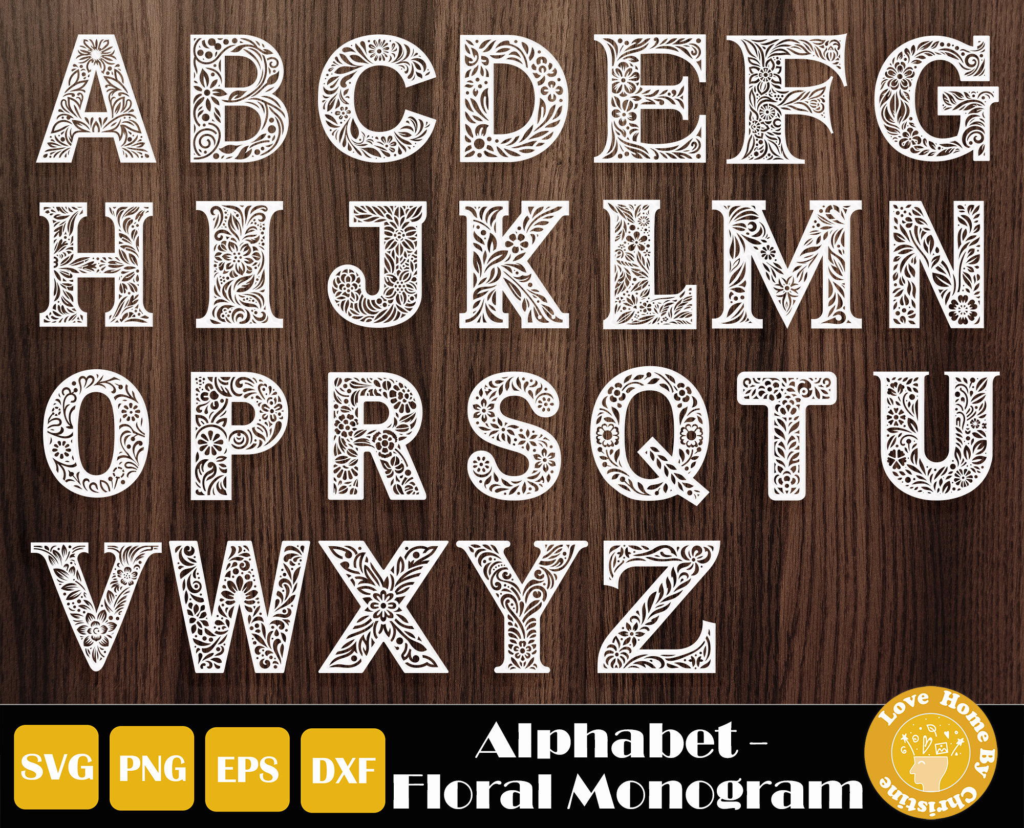 Fancy Gothic Alphabets Printable, Bold and Decorative Vintage Letters With  Fancy Scrollwork, 8 X 10.5 Inch Jpg, Large Uppercase Letters 