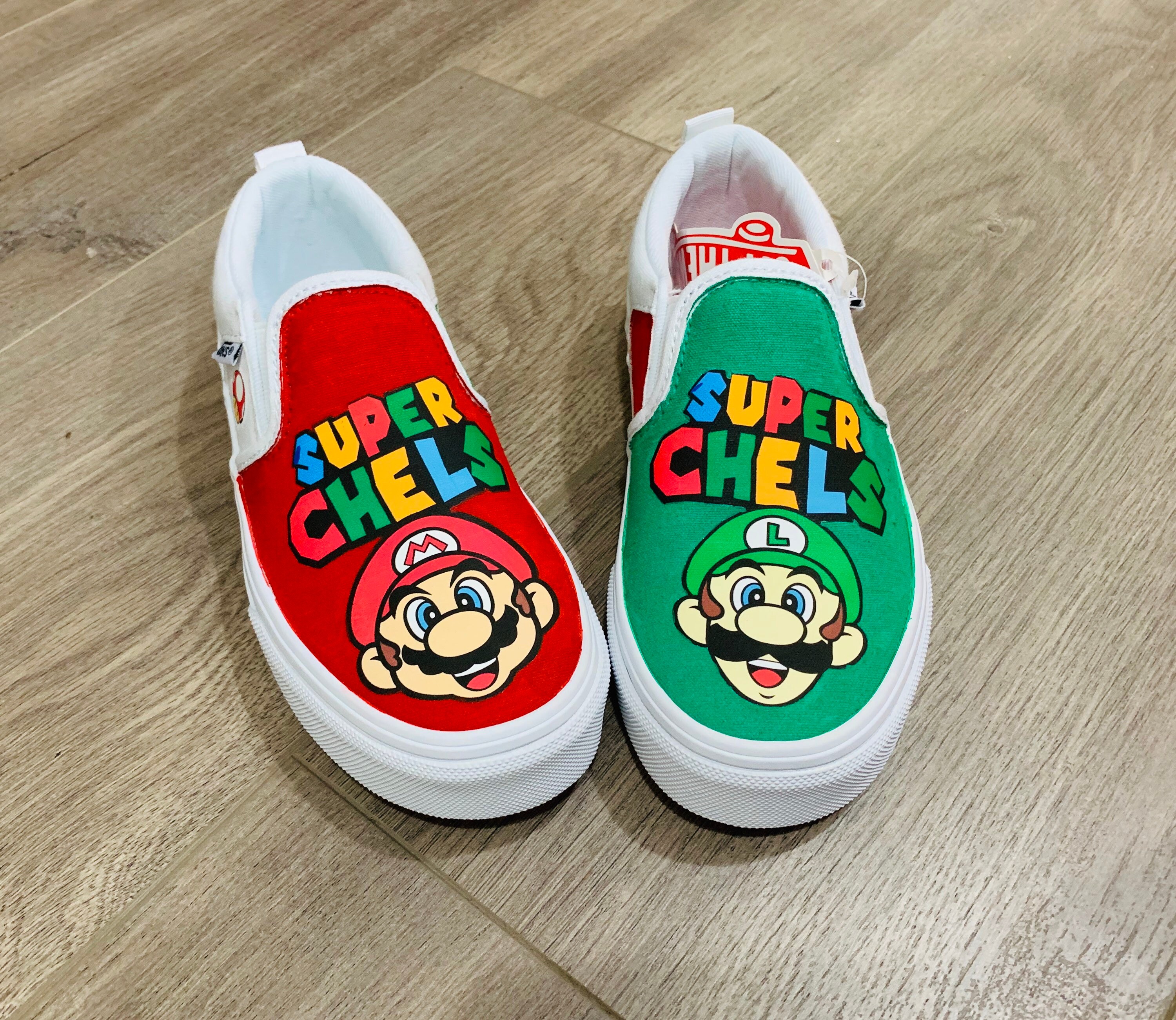 vans mario sneakers