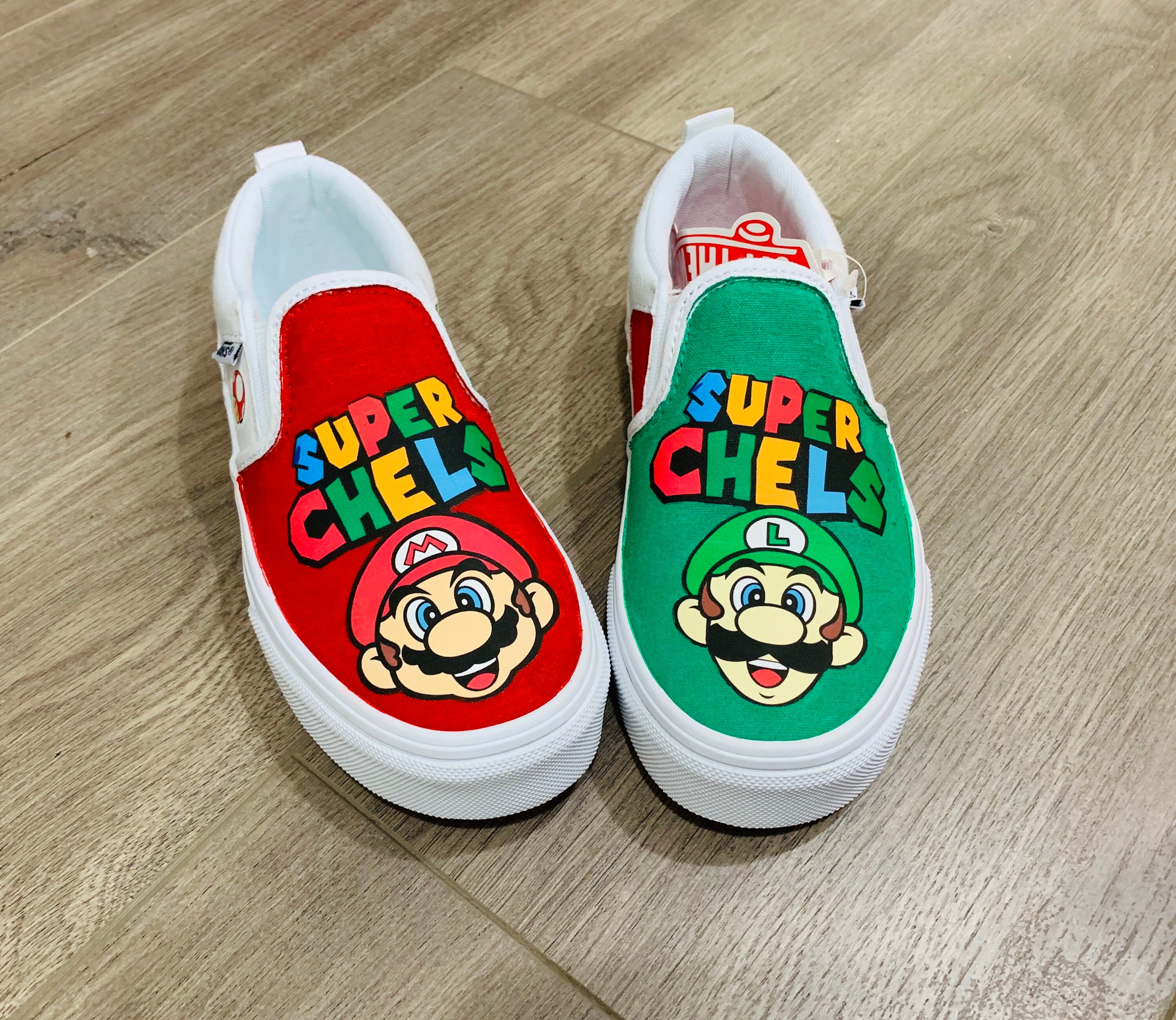 super mario vans toddler