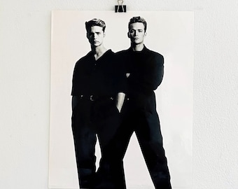 Rare 90210 Beverly Hills Original Photo du film : Jason Priestley & Luke Perry