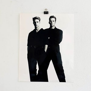 rare large original movie photo 90120 Beverly Hills Jason Priestley Luke Perry original movie stills cult movies 90s large photo
