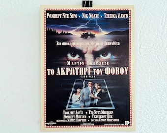 Affiche de film Cape Fear 1991 : Scorsese, De Niro, Nolte