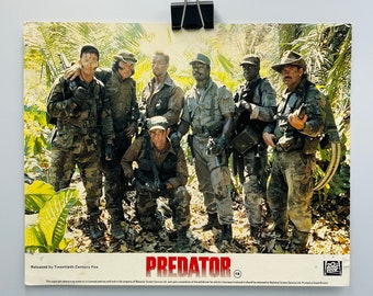 Predator 1987 original movie photo Arnold Schwarzenegger original movie stills cult movies 80s carl weathers bill duke sonny landham