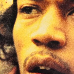 rare large Jimi Hendrix poster 1990s original vintage image 5