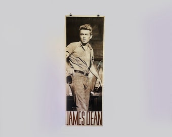 rare huge James Dean poster movie western poster  original poster James Byron Dean Rebel Without a Cause