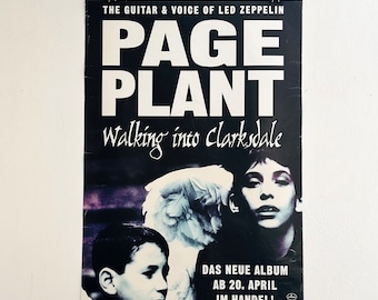 Page vintage et poster de plante : Walking into Clarksdale Promo, 1997