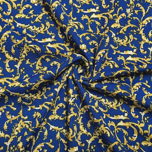 Royal Blue Damask Etsy