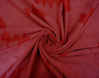 Poly/ Rayon/ Spandex Blend Fabric - Red Distressed Jersey – 58″ Wide – By the Yard
