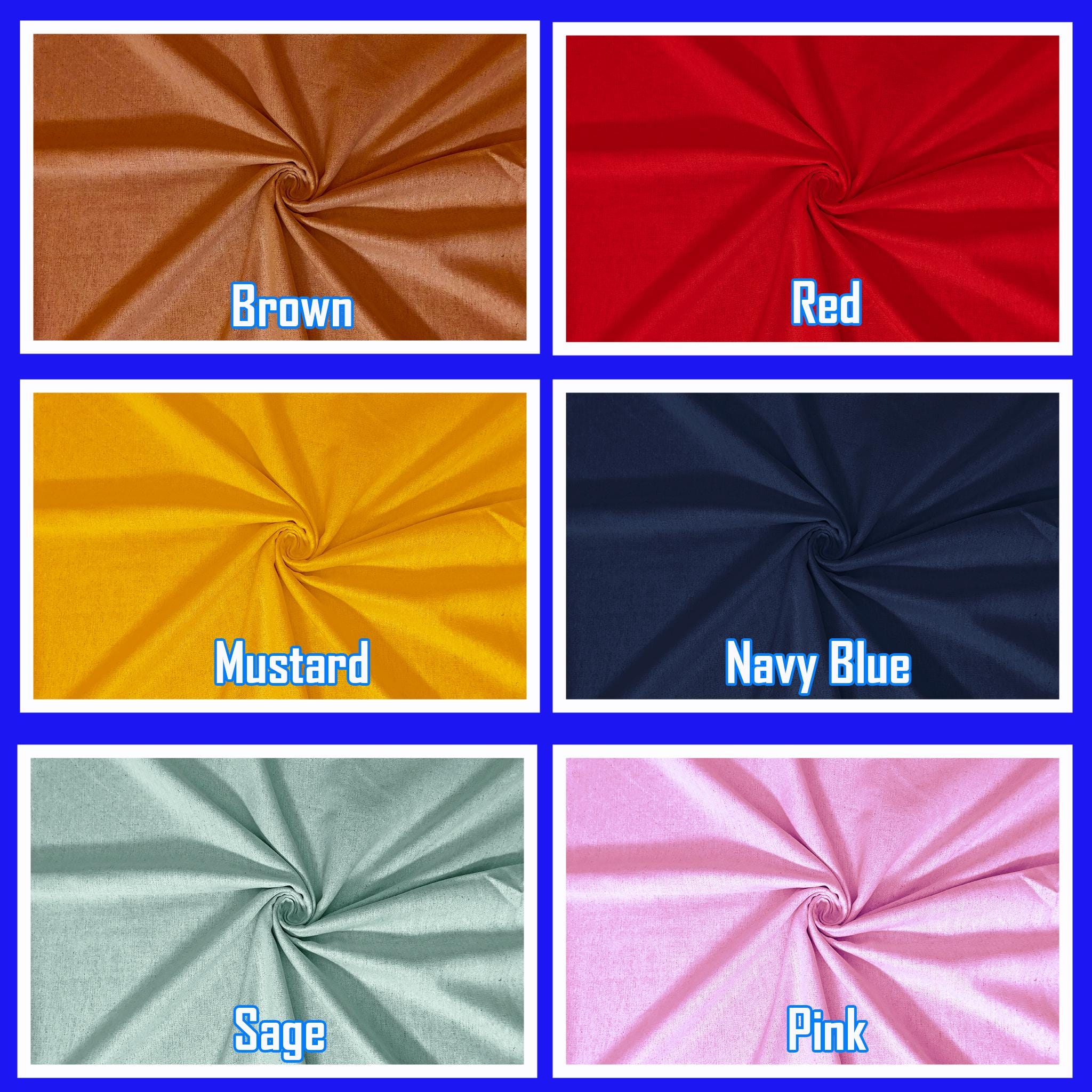 Rayon Color Vibrant Solid Color Rayon Linen Blend Fabric - Etsy